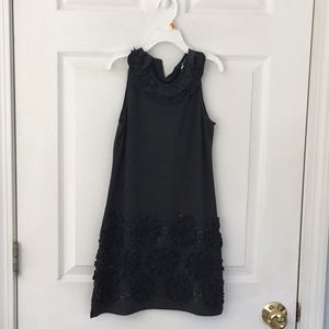 Dark Gray Dress with Details